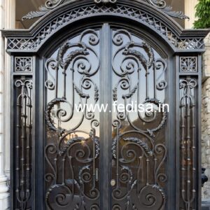 Artistic Front House Grill Gate Design Trends No-1473