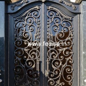 Modern Exterior Steel Grill Gate Design No-1483