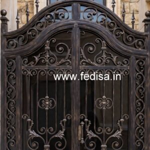 Elegant Stylish Main Entrance Gate Grill Design No-1496