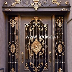 Modern Gate Grill Design Ideas for Luxury Home Entrances No-1501