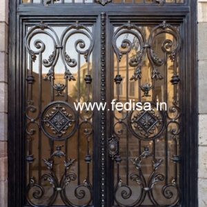 Elegant Steel Gate Grill Design for Main Entrance No-1504