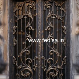 Classic Gate Grill Design for Traditional House Fronts No-1512