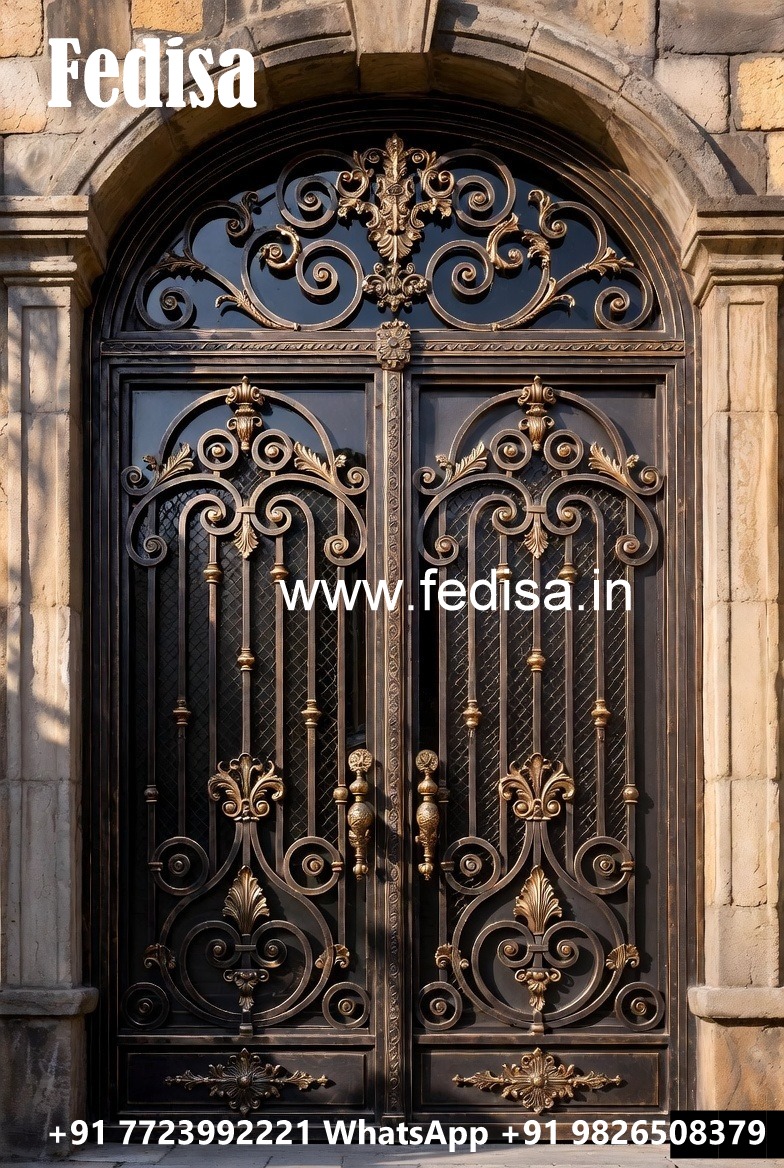Unique Gate Grill Design Ideas for Luxury Villas No-1513