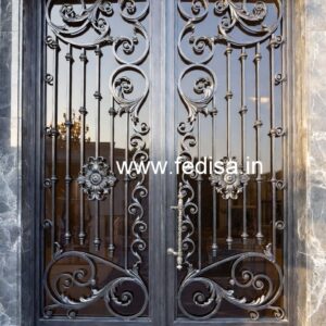 Double Door Gate Grill Design for Modern Villas No-1525