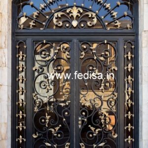 Modern Sliding Gate Grill Design for Home Entrance No-1526