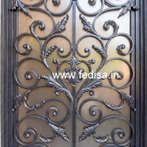 Luxury Golden Gate Grill Design for Grand Entrances No-1530