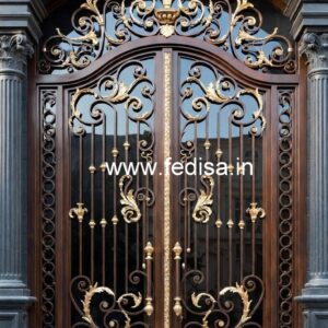 CNC Gate Grill Design for Modern Main Gates No-1535