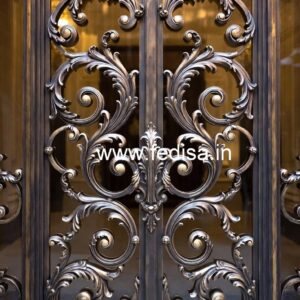 Grand Entrance Gate Grill Design for Luxury Villas No-1548