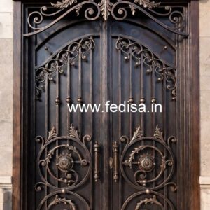 Fancy Front Gate Grill Design for Modern Homes No-1549