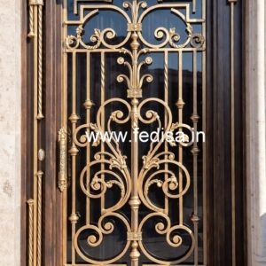 Unique Main Gate Grill Design for Stylish Houses No-1550