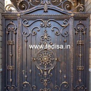 Elegant Villa Gate Grill Design with Luxury Finish No-1555