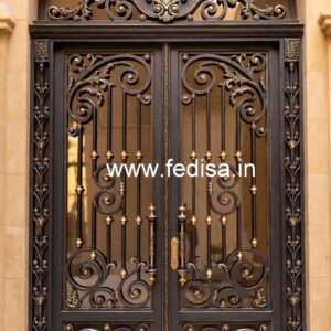 Modern Gate Grill Design with Minimalist Pattern No-1563