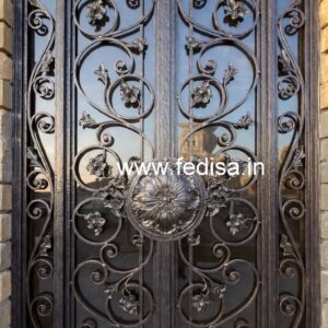 Black and Gold Gate Grill Design Inspiration No-1565