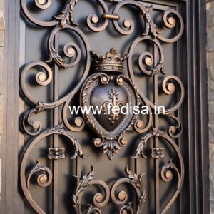 Front House Gate Grill Design with Elegant Pattern No-1573