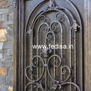 Elegant Iron Grill Gate Design for Main Doors No-1580