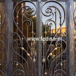 Trendy Villa Gate Grill Design for Exterior Beauty No-1592
