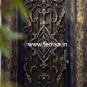 Modern Luxury Gate Grill Design for House Front No-1602