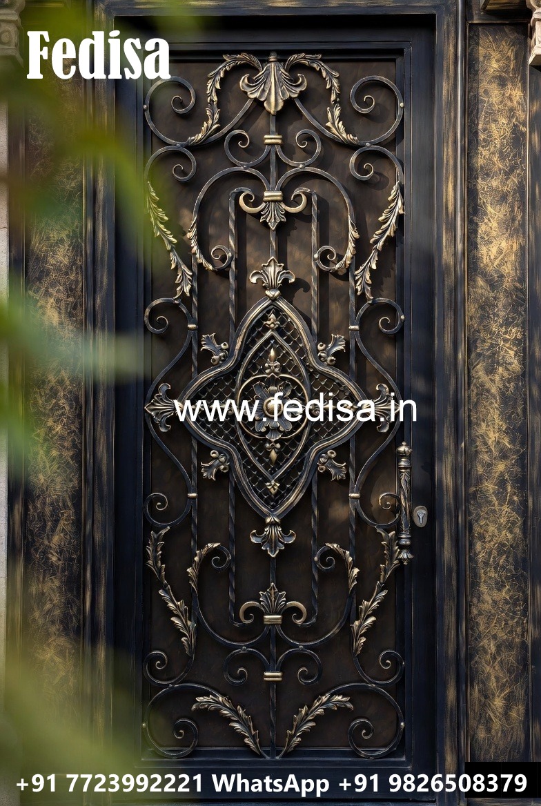 Modern Luxury Gate Grill Design for House Front No-1602