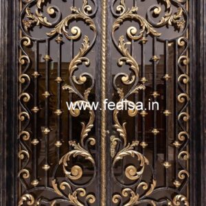 Elegant Front Entrance Gate Grill Design Ideas No-1615