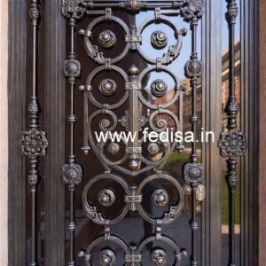 Stylish Royal Gate Grill Design for Luxury Villas No-1633