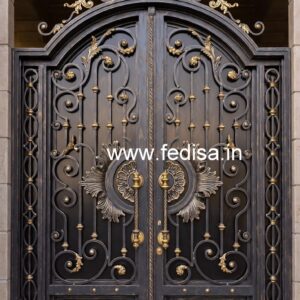 Unique Entrance Gate Grill Design for Contemporary Homes No-1634