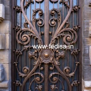 Attractive Steel Grill Gate Design for Elegant Homes No-1637