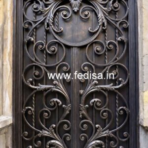 Stylish Front Elevation Grill Gate Design Inspiration No-1661