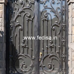Stylish Security Grill Gate Design for Modern Entrance No-1674