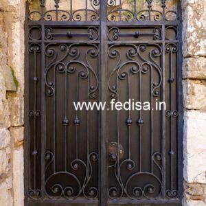 Royal Steel Gate Grill Design for Luxury Homes No-1701