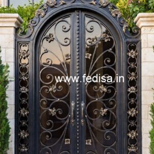 Luxury Geometric Gate Grill Design for House Fronts No-1723