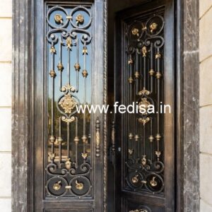 Artistic Modern Exterior Gate Grill Design No-1751