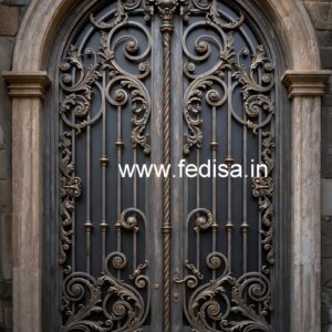 Stylish Geometric Grill Gate Design Inspiration No-1753