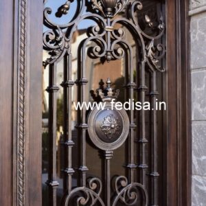 Attractive Modern Steel Gate Grill Design No-1757