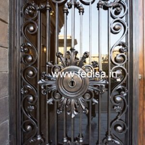 Stylish Contemporary Steel Grill Gate Design No-1760
