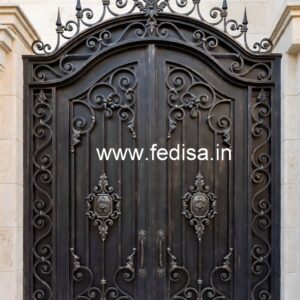 Elegant Artistic Gate Grill Design for Houses No-1768