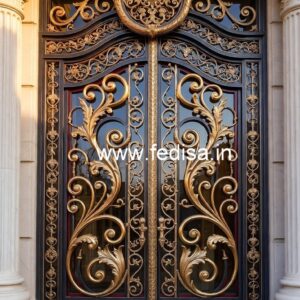 Fancy Modern Main Gate Grill Design Inspiration No-1771