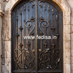 Elegant Modern Exterior Grill Gate Design No-1775