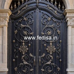 Modern Exterior Steel Grill Gate Design No-1783