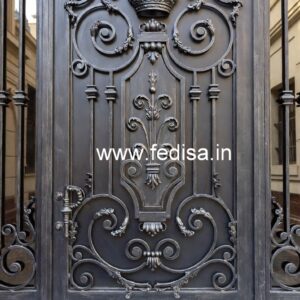 Elegant Stylish Main Entrance Gate Grill Design No-1796