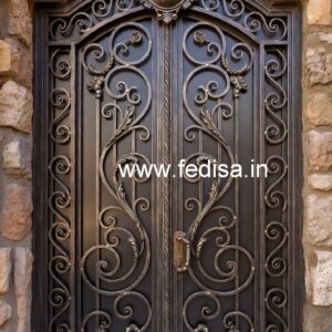 Trendy Gate Grill Design for Urban House Fronts No-1828