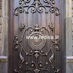 Luxury Golden Gate Grill Design for Grand Entrances No-1830