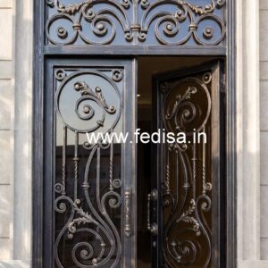 Designer Iron Gate Grill Design for Elegant Houses No-1846