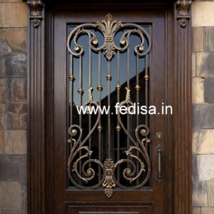 Artistic Steel Gate Grill Design for Home Fronts No-1860
