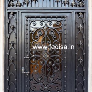 Attractive Steel Gate Grill Design for House Fronts No-1876