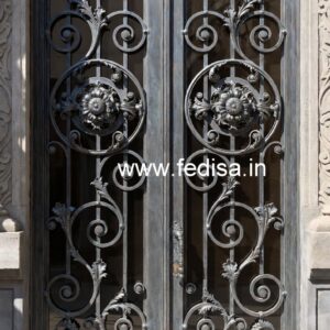 Elegant Iron Grill Gate Design for Main Doors No-1880