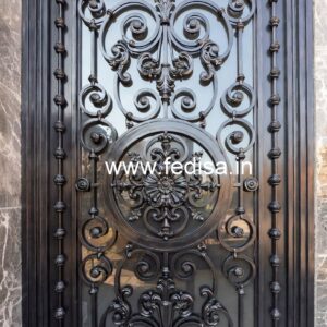 Stylish Entrance Grill Gate Design for Modern Homes No-1896