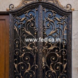 Fancy Villa Gate Grill Design for Premium Homes No-1914