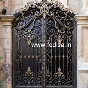 Elegant Front Entrance Gate Grill Design Ideas No-1915