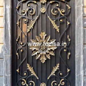 Artistic Villa Entrance Gate Grill Design Inspiration No-1928