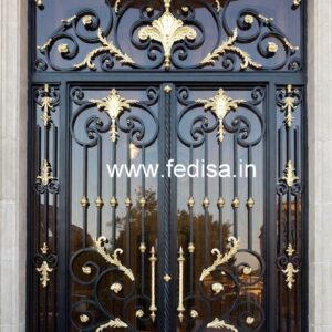 Beautiful Iron Gate Grill Design for Premium Houses No-1929